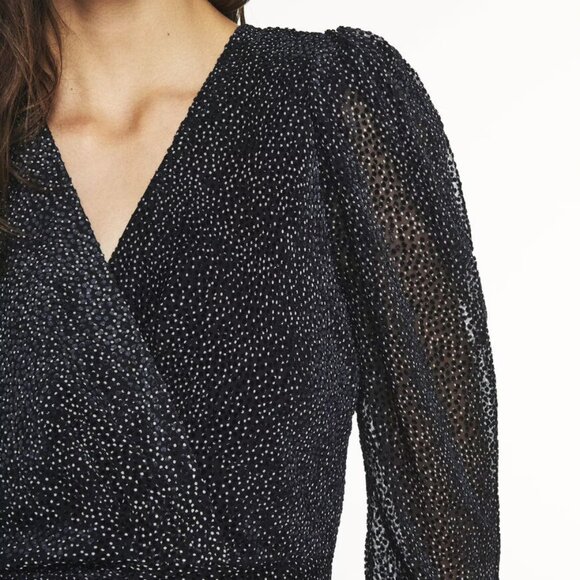 Ba&sh Charlie Stunning Special Occasion Black Tie Evening Gown Slit Sexy - Picture 5 of 8